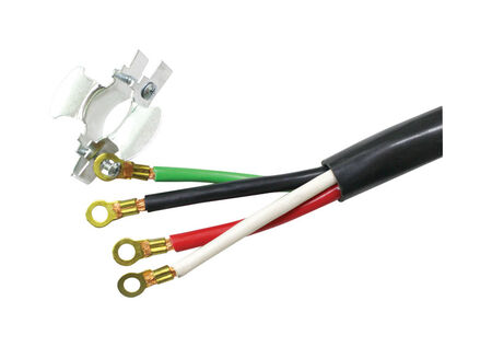 Ace 6/2 8/2 SRDT 250 volts Range Cord 4 Wire 4 ft. L Black