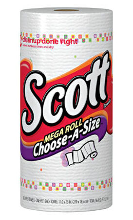 Scott Choose-A-Sheet Paper Towel Rolls 102 sheet 1 Ply