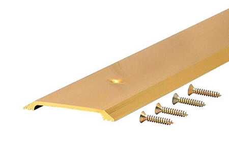 M-D Building Products Flat Top Threshold 2-1/2 in. W x 36 in. L Bright Gold