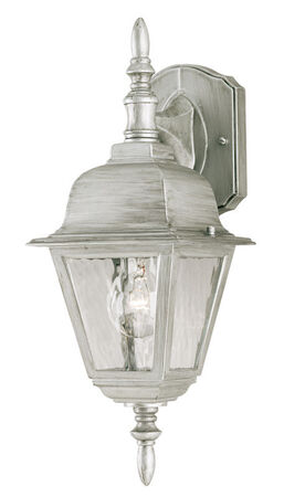 Westinghouse 1 lights Antique Silver Outdoor Wall Lantern