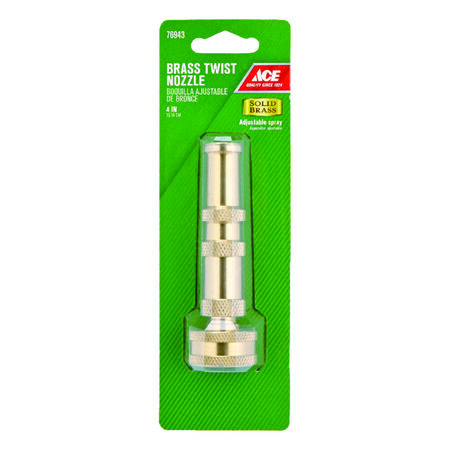 Ace Adjustable Jet Stream Brass Hose Nozzle