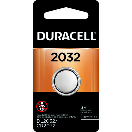 Duracell Lithium Coin 2032 3 V 225 Ah Security and Electronic Battery 1 pk