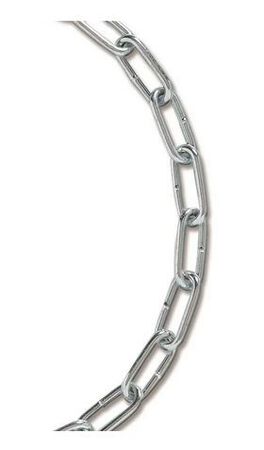 Koch Industries 2/0 Sizes Straight Link Carbon Steel Coil Chain .192 in. D X 20 ft. L