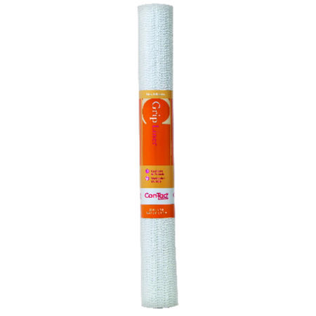 Con-Tact Grip 5 ft. L X 20 in. W White Non-Adhesive Shelf Liner