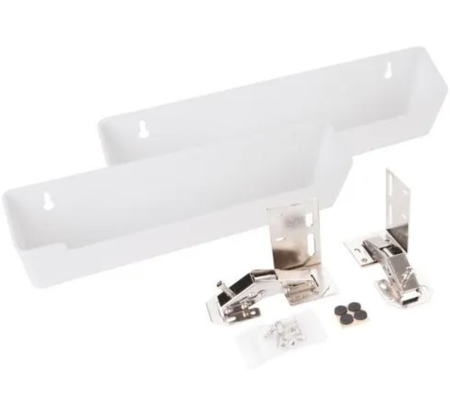 11-11/16" Slim Depth Plastic Tip-Out Tray Kit for Sink Front