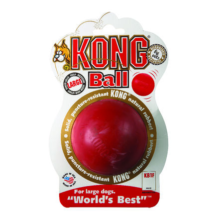 Kong Red Rubber Rubber Ball Large 1 pk
