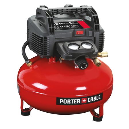 Porter Cable 6 gal Pancake Portable Air Compressor 150 psi 0.8 HP