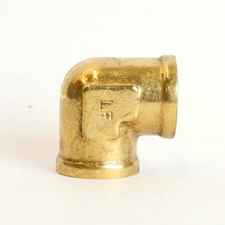 ATC 3/8 in. FPT 3/8 in. D FPT Brass 90 Degree Elbow