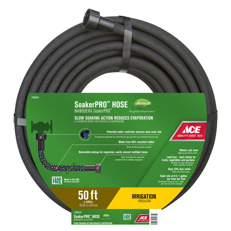 Ace Soaker Pro 3/8 in. D X 50 ft. L Medium Duty Soaker Hose Stine Home + Yard The Family You