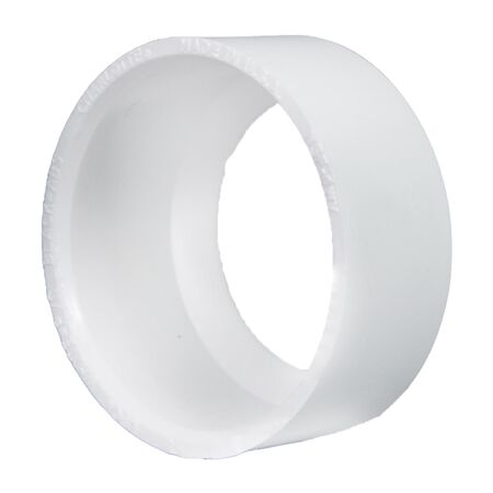 Charlotte Pipe 6 in. Spigot X 4 in. D Hub PVC Flush Bushing 1 pk