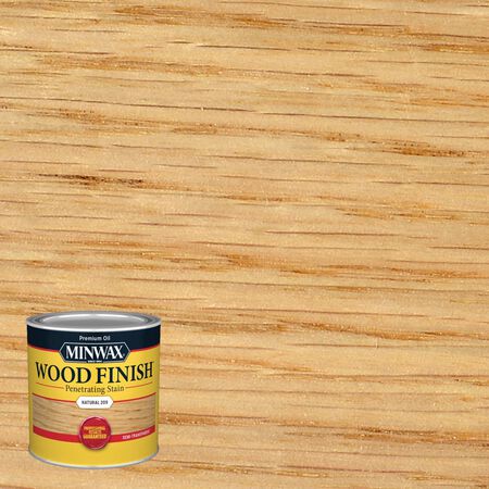 Minwax Wood Finish Semi-Transparent Natural Oil-Based Penetrating Wood Stain 1/2 pt