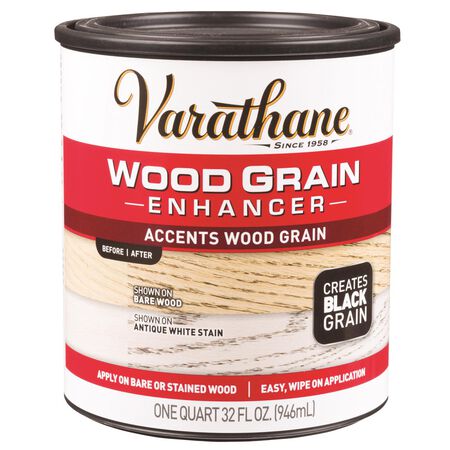 Varathane Gloss Black Water-Based Wood Grain Enhancer 1 qt