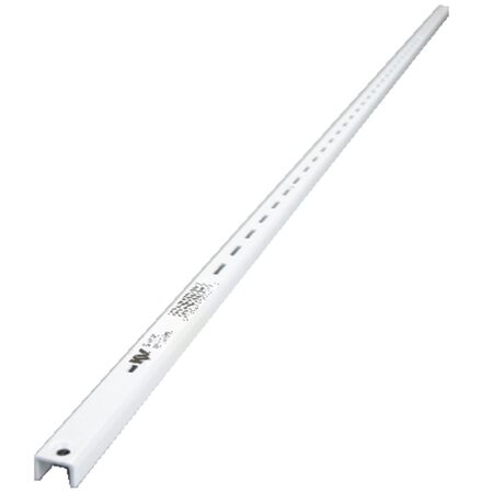 Knape & Vogt White Steel Regular Duty Bracket 16 Ga. 48 in. L