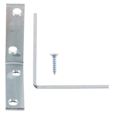 Ace 2-1/2 in. H X 5/8 in. W X 2-1/2 in. D Zinc Inside L Corner Brace