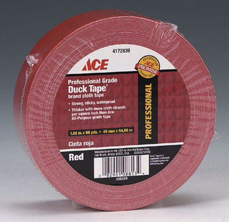 Ace Duct Tape 1.88 in. W x 60 yd. L Red