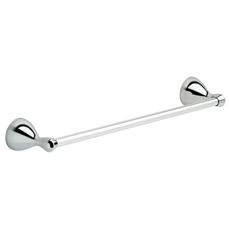 Delta Foundations Chrome Silver Towel Bar 18 in. L Die Cast Zinc