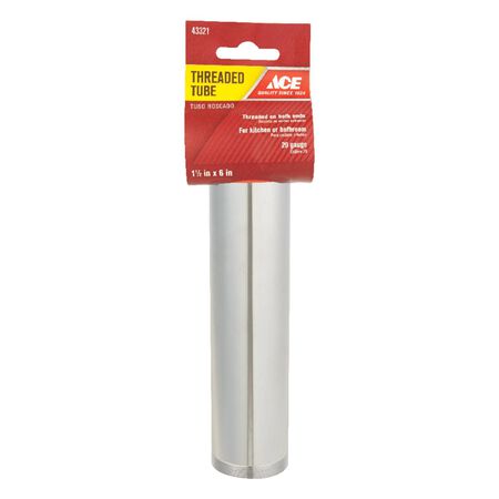 Ace 1-1/2 in. D X 6 in. L Brass Tube