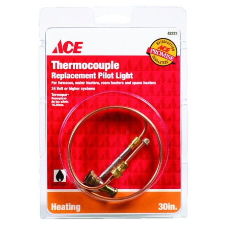 Ace Universal Thermocouple 24 volts 30 in. Copper