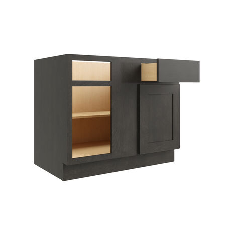 Luxor Smoky Grey Base Blind Corner Cabinet 42" RTA