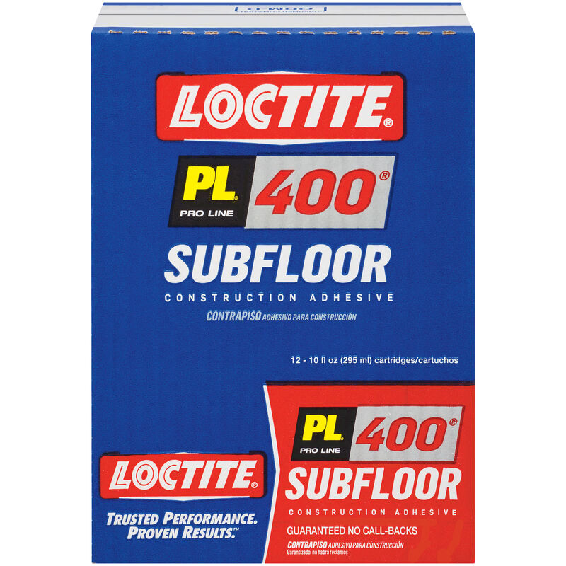 Loctite PL 400 Subfloor Adhesive Synthetic Latex Subfloor Construction Adhesive 10 oz Stine