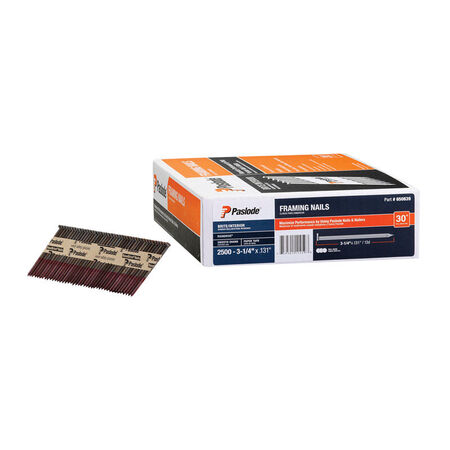 Paslode Framing Nail Angled 3-1/4 in. x 0.131 in. Paper Collated Smooth 2 500 / Box