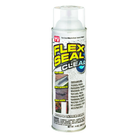 Flex Seal Satin Clear Rubber Spray Sealant 14 oz.