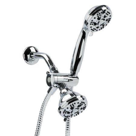 OakBrook Chrome PVC 5 settings Showerhead Combo 1.8 gpm