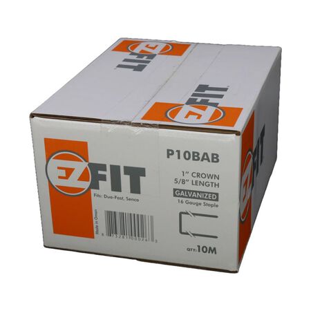 EZ FIT P10BAB 1 x 5/8 16GA GAL Stamples