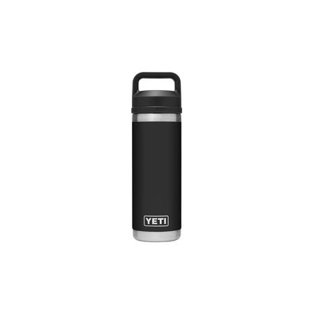 YETI Rambler 18 oz Black BPA Free Bottle with Chug Cap