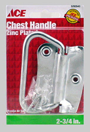Ace Chest Handle 2-3/4 in. L 2-3/4 in. Zinc Plated 1 pk