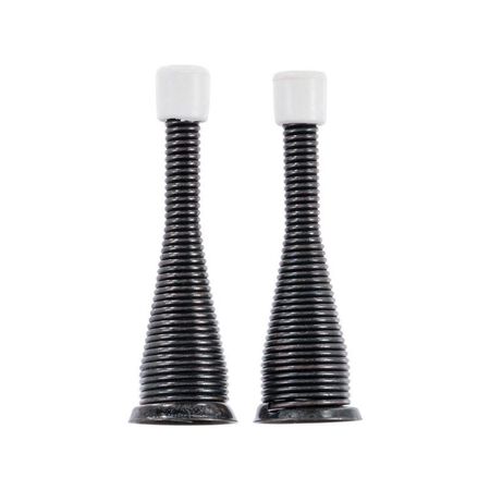 Ace 3 in. W Metal Oil Rubbed Bronze Bronze Spring Broad Base Door Stop Mounts to door and wall 1/8 i