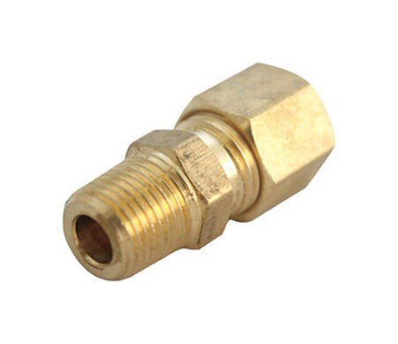 JMF 1/4 in. Compression Dia. x 3/8 in. MPT Dia. Brass Compression Adapter