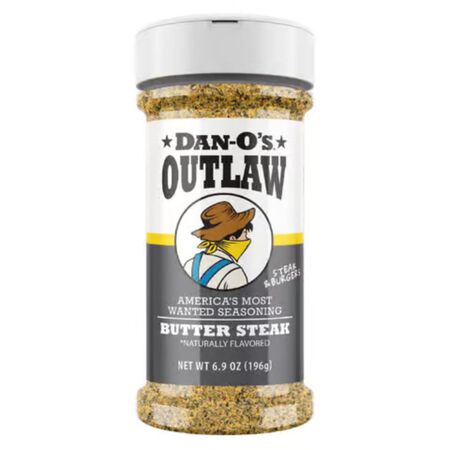 Dan-O's Outlaw Butter Steak BBQ Seasoning 6.9 oz.