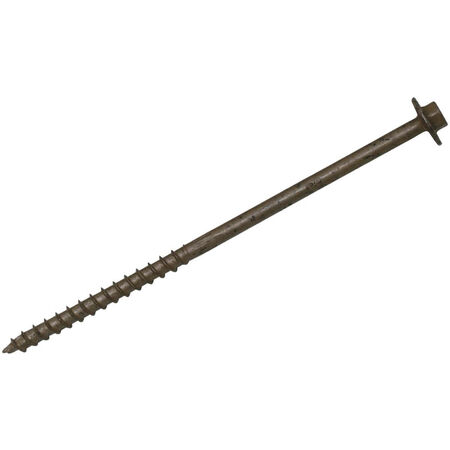 SIMPSON Strong-Tie 0.195" x 6" Large Hex washer structure screw (50 CT.)