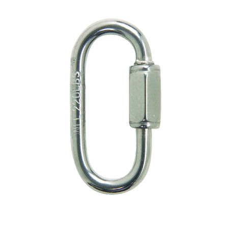 Campbell Polished Stainless Steel Quick Link 220 lb 1-3/8 in. L
