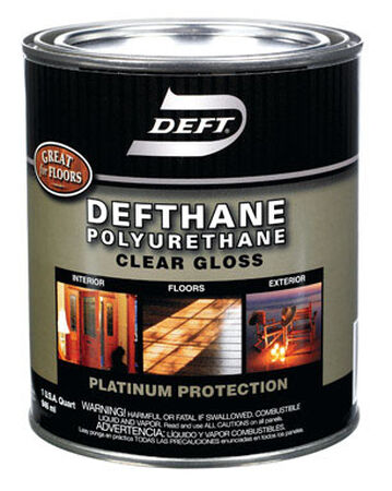 Deft Indoor and Outdoor Clear Gloss Defthane Polyurethane 1 qt.