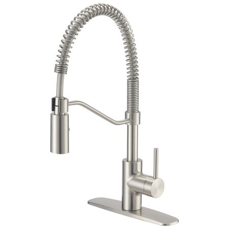 Boston Harbor Stainless Steel Pull-Down Kitchen Faucet