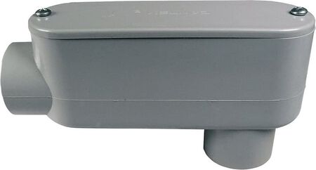 Cantex 2-1/2 in. D PVC Conduit Body For PVC 1 pk
