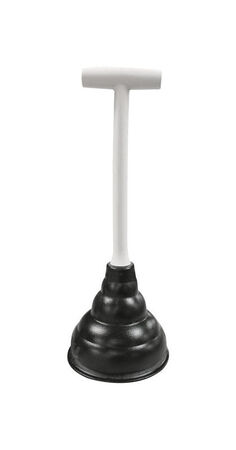 Korky Beehive Mini Sink and Drain Plunger 9 in. L X 5-1/2 in. D