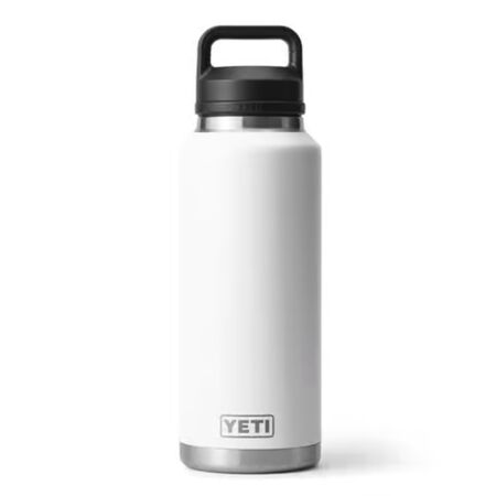 YETI Rambler 46 oz. White BPA Free Bottle with Chug Cap