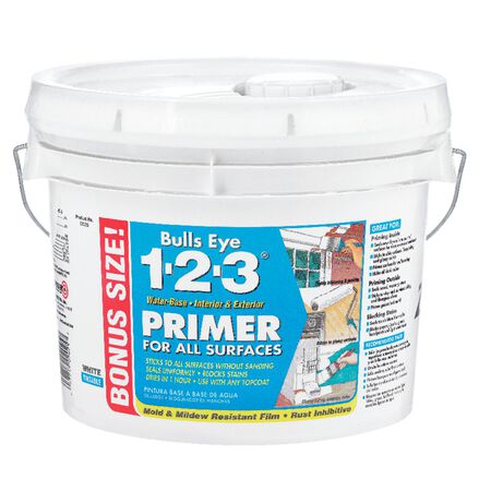 Zinsser Bulls Eye 123 White Primer and Sealer 2.5 gal