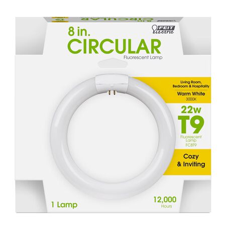 Feit Legacy Bulbs 22 W T9 8.3 in. D X 8.3 in. L Circline Fluorescent Bulb Warm White Linear 3000 K 1