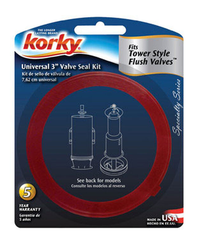 Korky Valve Seal Kit 3 in. H Rubber Stine Home + Yard The Family