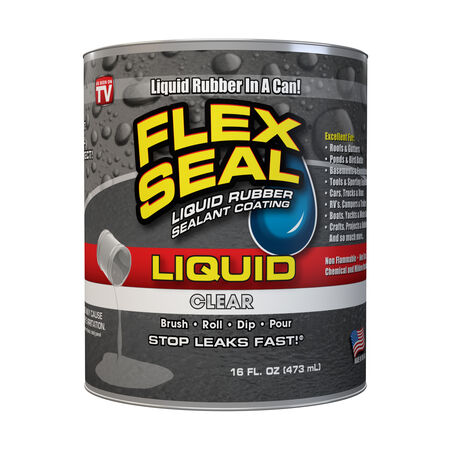 FLEX SEAL Family of Products FLEX SEAL Clear Liquid Rubber Sealant Coating 16 oz