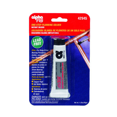 Alpha Fry 1.3 oz Lead-Free Plumbing Solder Silver-Bearing Alloy 1 pc