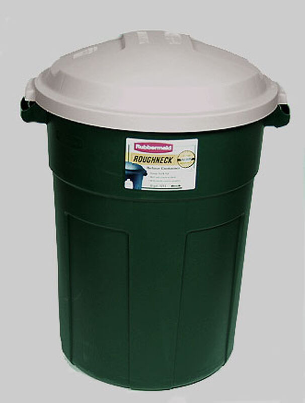 Rubbermaid Roughneck 32 gal. Plastic Garbage Can Stine Home + Yard The Family You Can Build