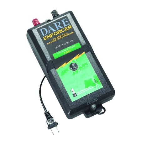Dare Products 110 volt Electric-Powered Fence Energizer 5 mile Black
