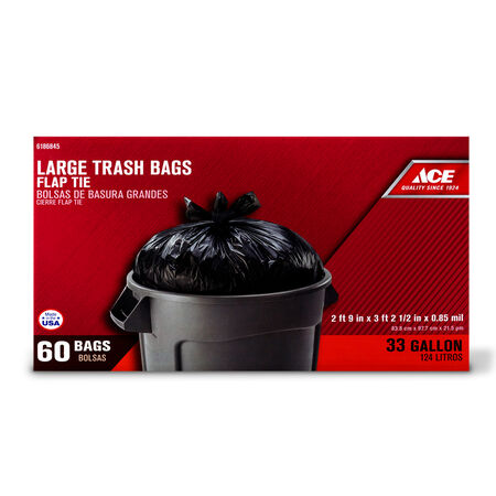 Hefty 30 gal Pine Scent Trash Bags Drawstring 25 pk 1.05 mil - Ace Hardware