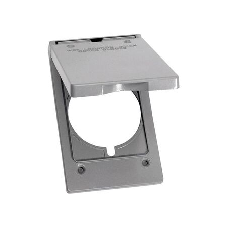 Sigma Engineered Solutions Rectangle Die-Cast Metal 1 gang 4.57 in. H x 2.83 in. W 30/50 Amp Recepta