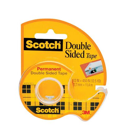Scotch 450 in. L X 1/2 in. W Double-Sided Tape